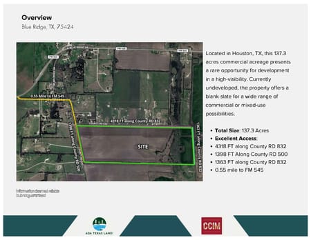 Blue Ridge, TX 75424 Collin County