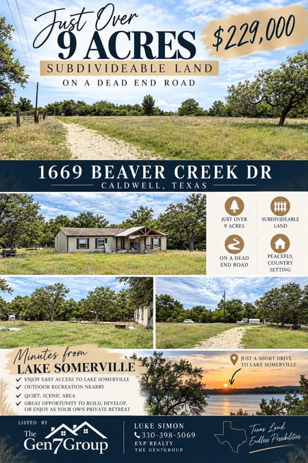 Caldwell, TX 77836 Burleson County