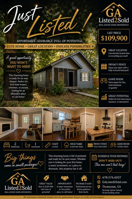 Thomaston, GA 30286 Upson County