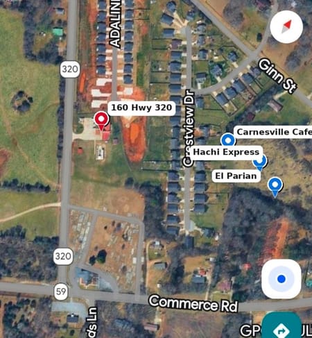 Carnesville, GA 30521 Franklin County