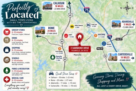Plainville, GA 30733 Gordon County