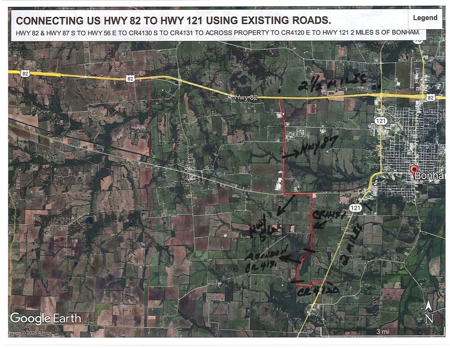S Hwy 121, Bonham, Texas