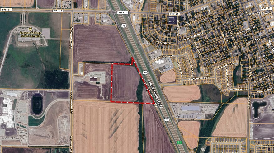 18.52 acres Hwy 75, Van Alstyne, Texas