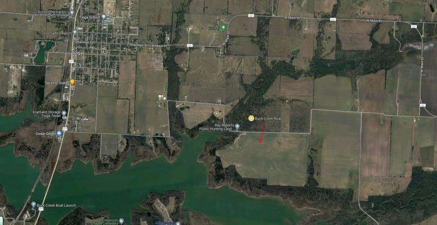 Buck Creek Road, Tioga, Texas