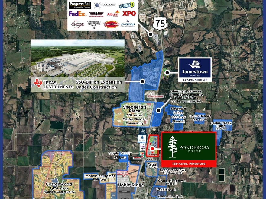 US-75 Akers, Sherman, Texas