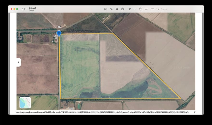 County Road 172, Garwood, Texas