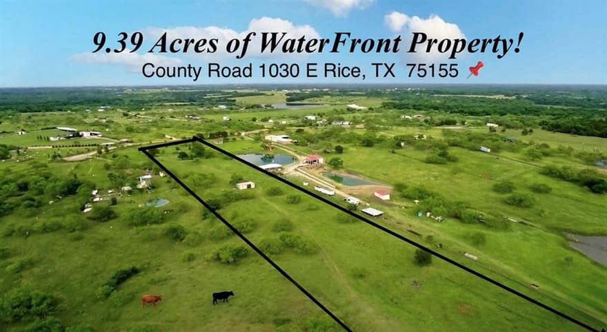 County Road 1030 E, Rice, Texas