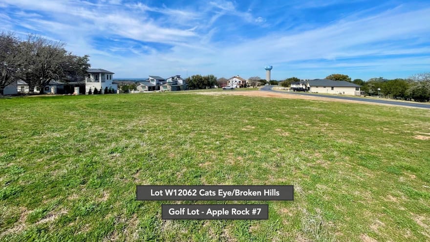 Lot W12062 Cats Eye/broken Hills, Horseshoe Bay, Texas