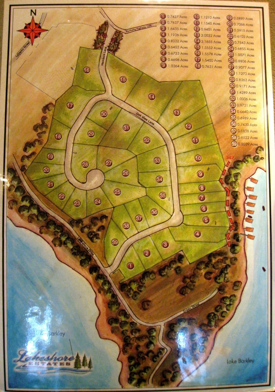 Lot 9 & 10 Oak View Lane, Eddyville, Kentucky