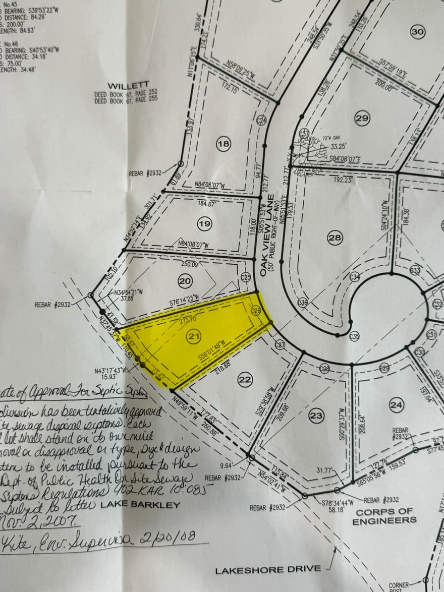 Lot 21 Oak View Lane, Eddyville, Kentucky
