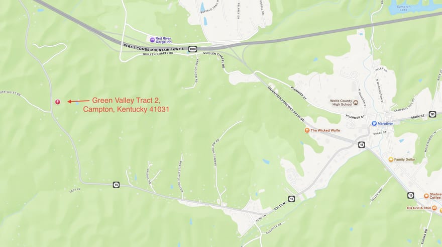 Tract 2 Green Valley, Campton, Kentucky
