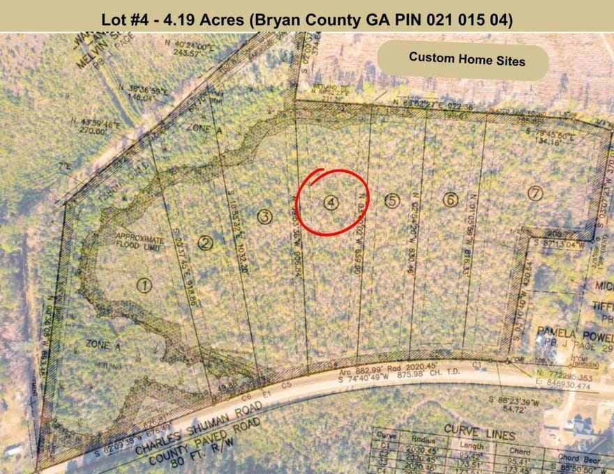 LOT 4 Charles Shuman Road, Pembroke, Georgia