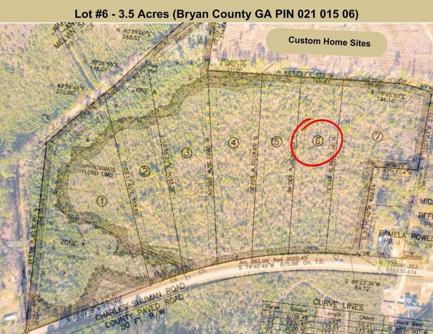 LOT 6 Charles Shuman Road, Pembroke, Georgia