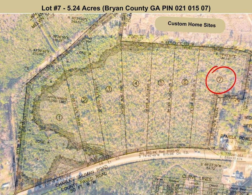 LOT 7 Charles Shuman Road, Pembroke, Georgia