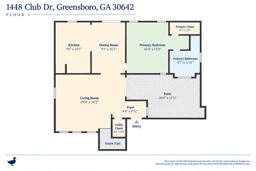 1448 Club Drive, Greensboro, Georgia