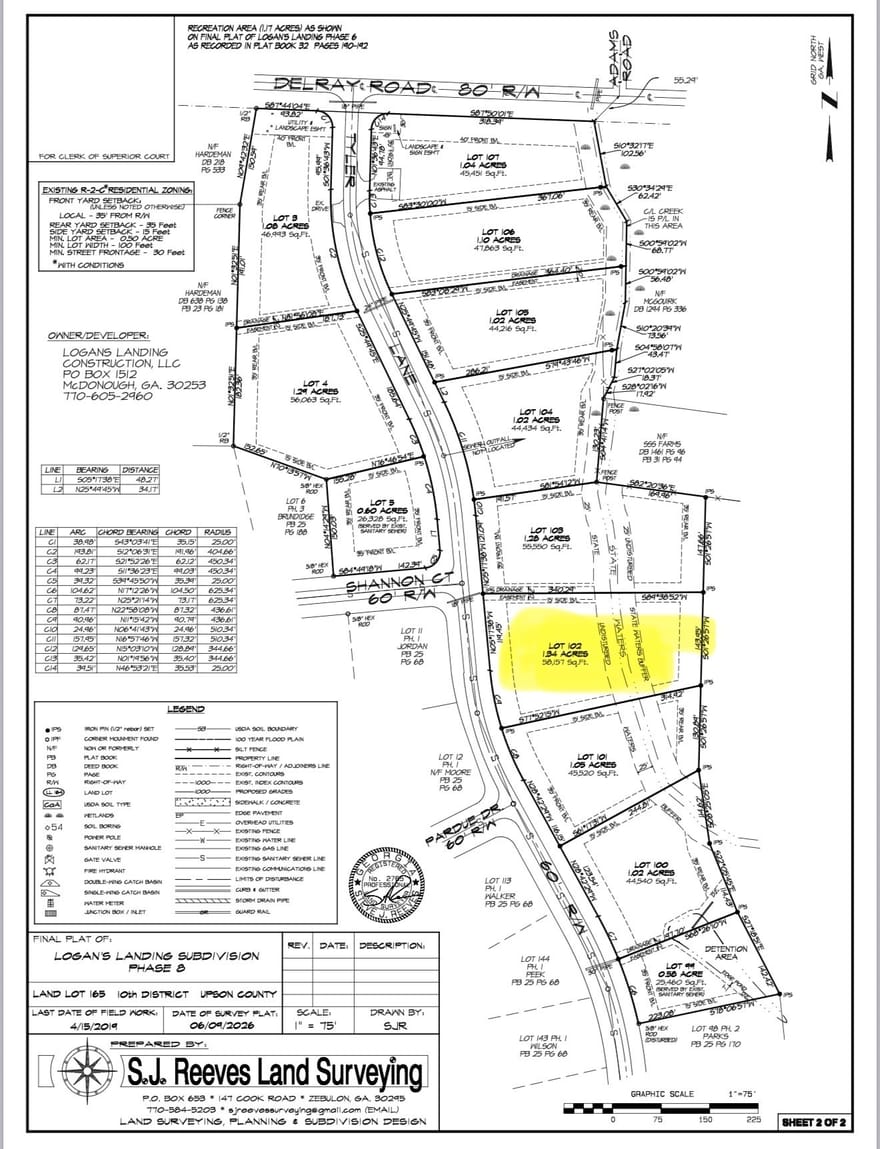 0 LOT 102 Tyler Lane, Thomaston, Georgia