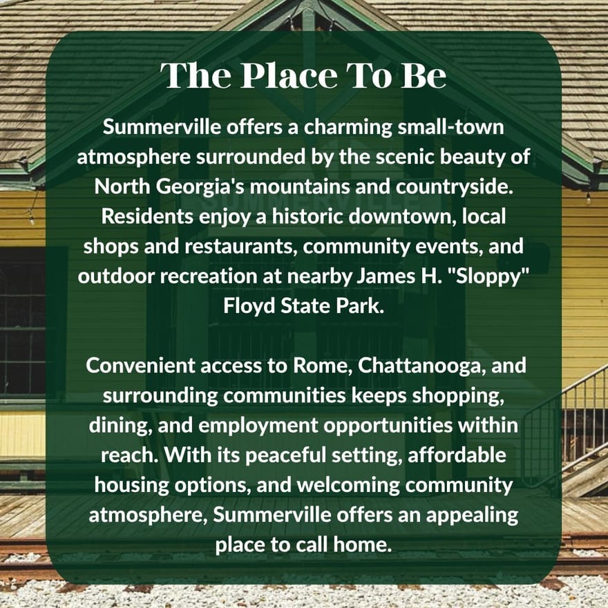 196 N Elizabeth Street, Summerville, Georgia